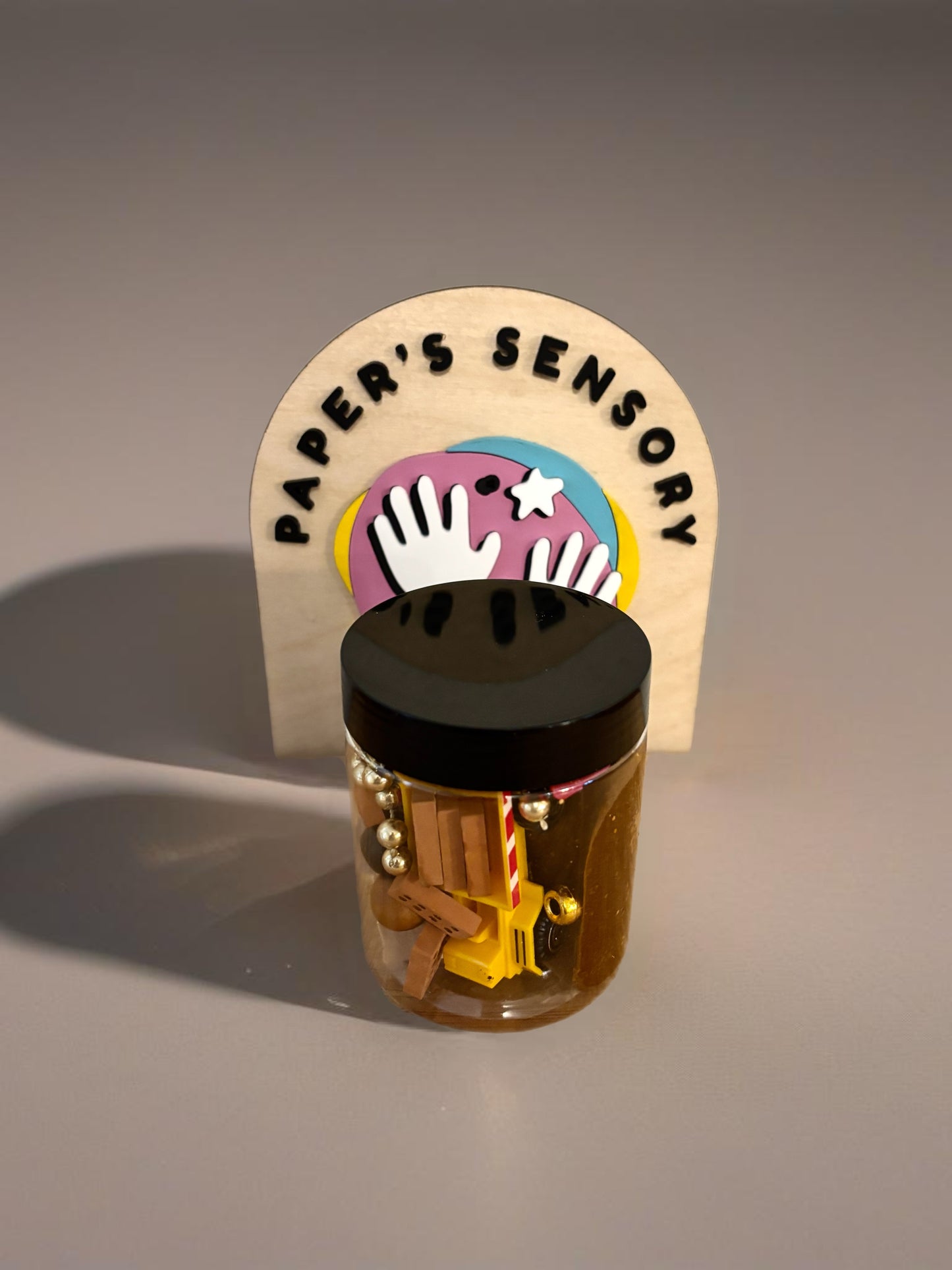 Construction Playdough Jar