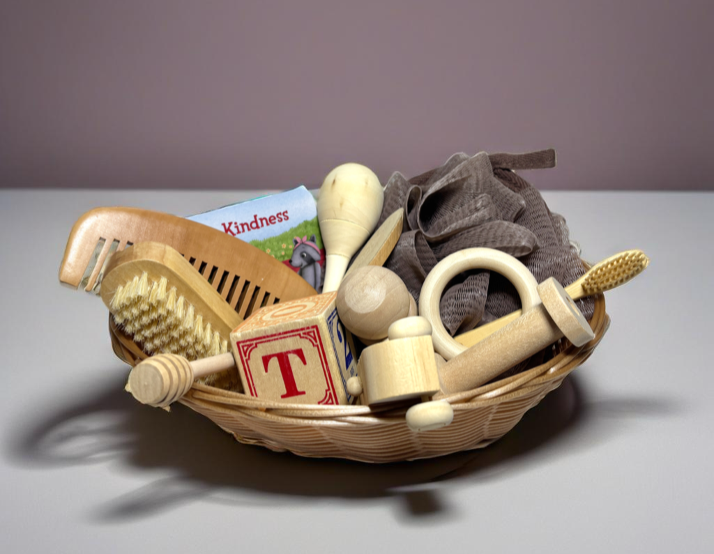 Wooden Discovery Basket