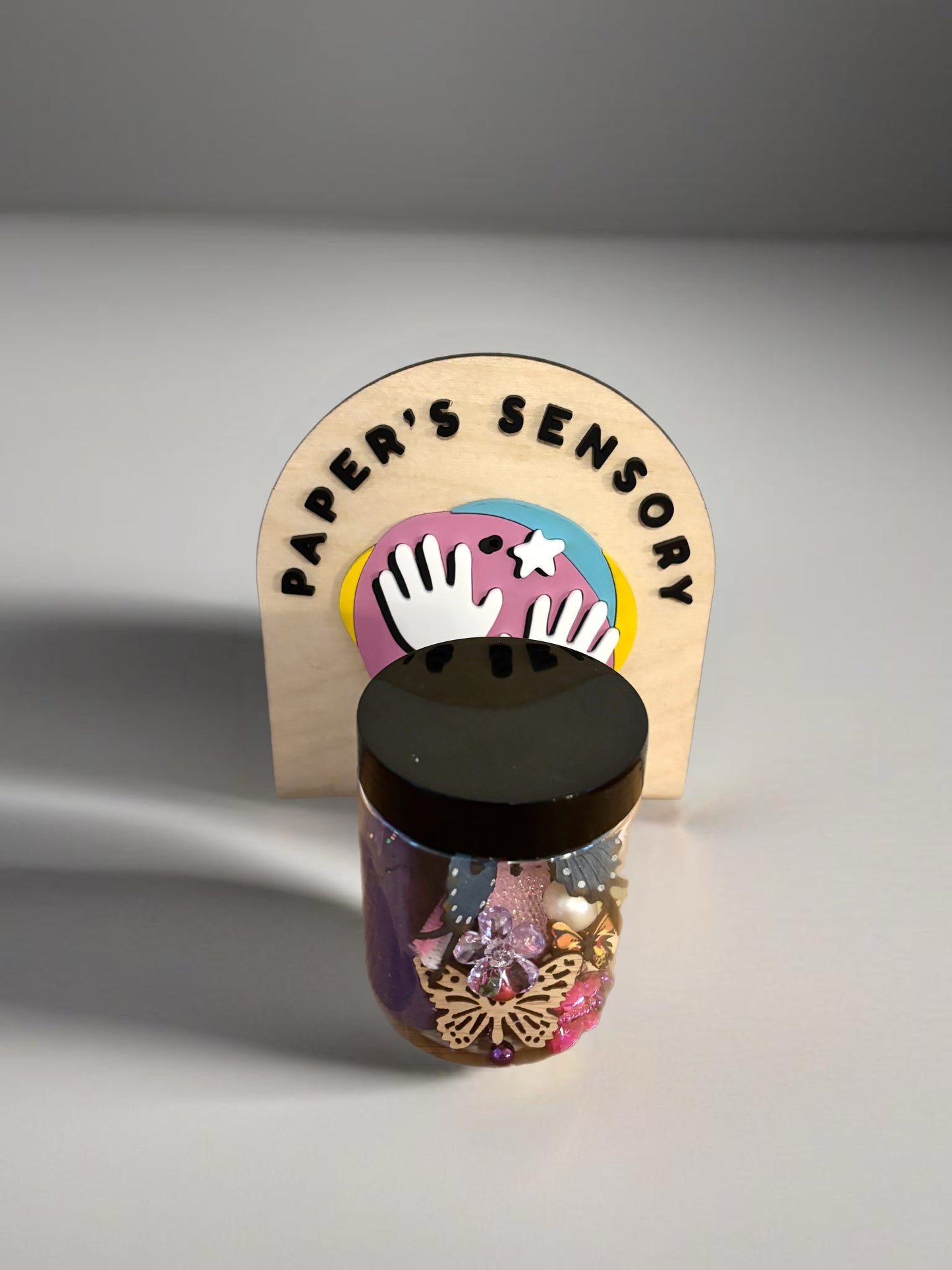 Butterfly Playdough Jar