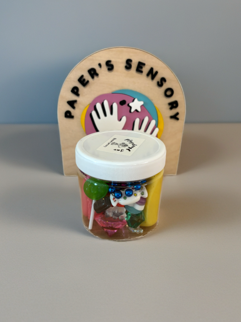 Candy Playdough Jars