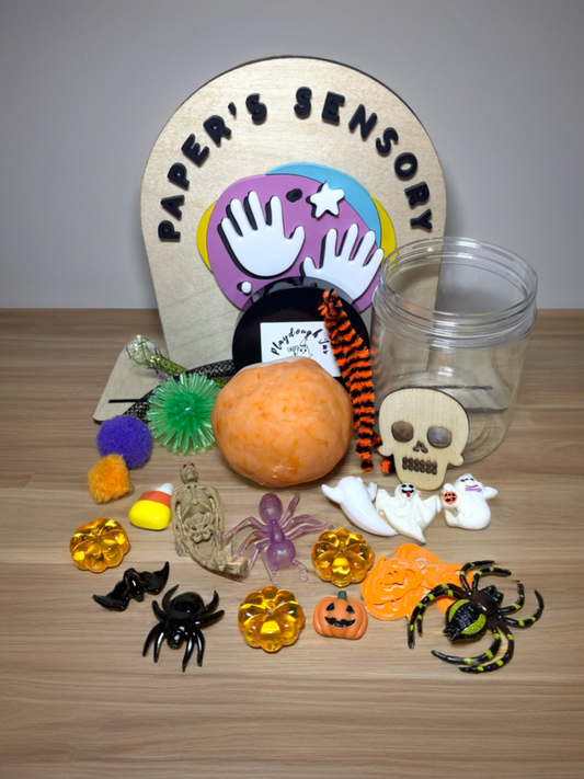 Halloween Playdough Jar