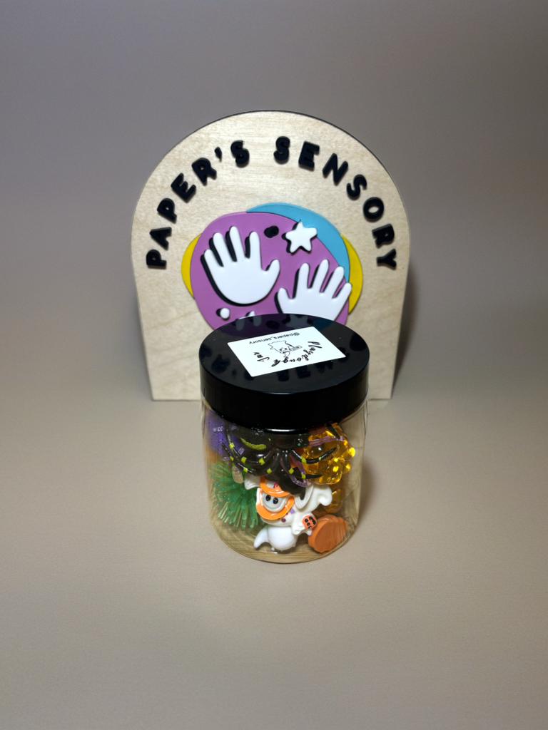 Halloween Playdough Jar