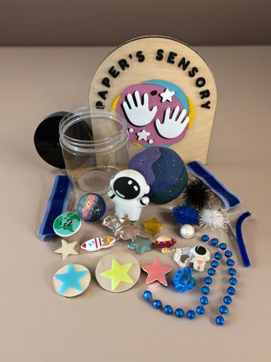 Space Playdough Jar