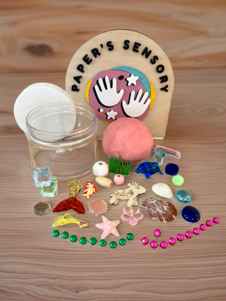 Mermaid Playdough Jar