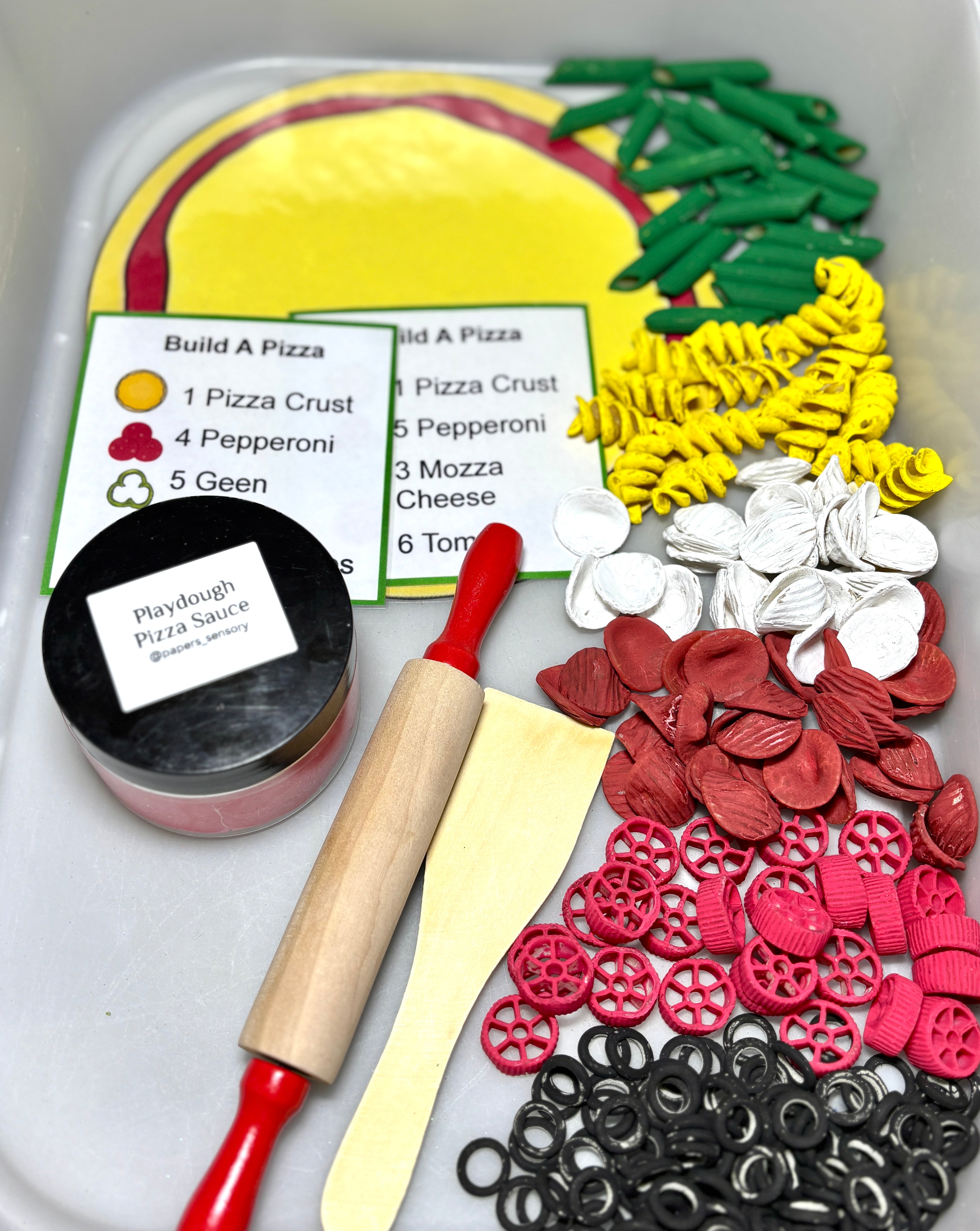 Build a Pizza Kit – Paper’s Sensory