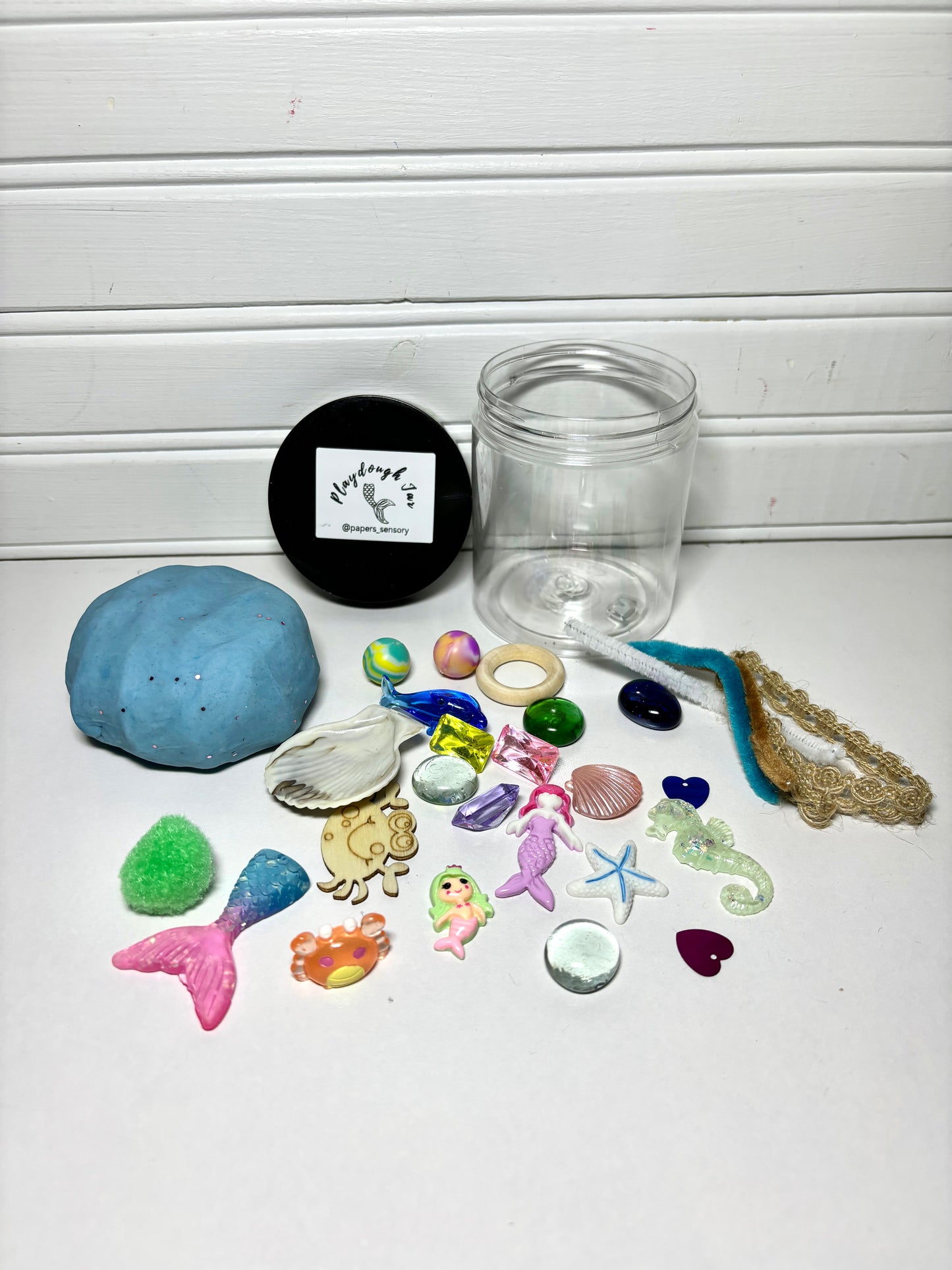 Mermaid Playdough Jar