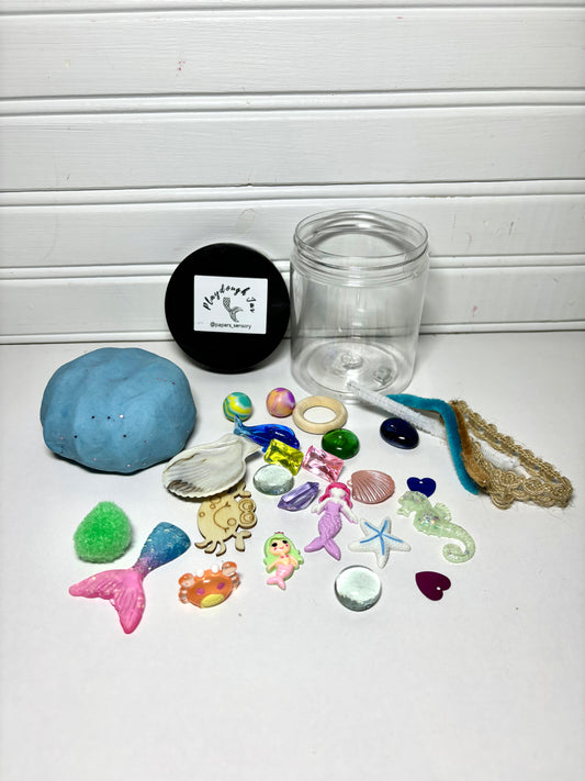 Mermaid Playdough Jar