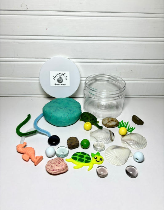 Ocean Playdough Jars