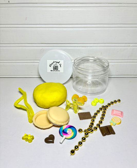 Candy Playdough Jars