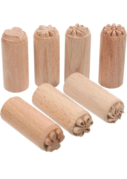 Wooden Playdough Stamps