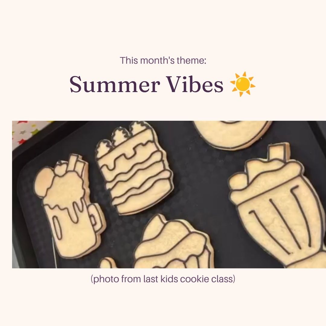 Kids Cookie Decorating Class – Summer Vibes | August 14