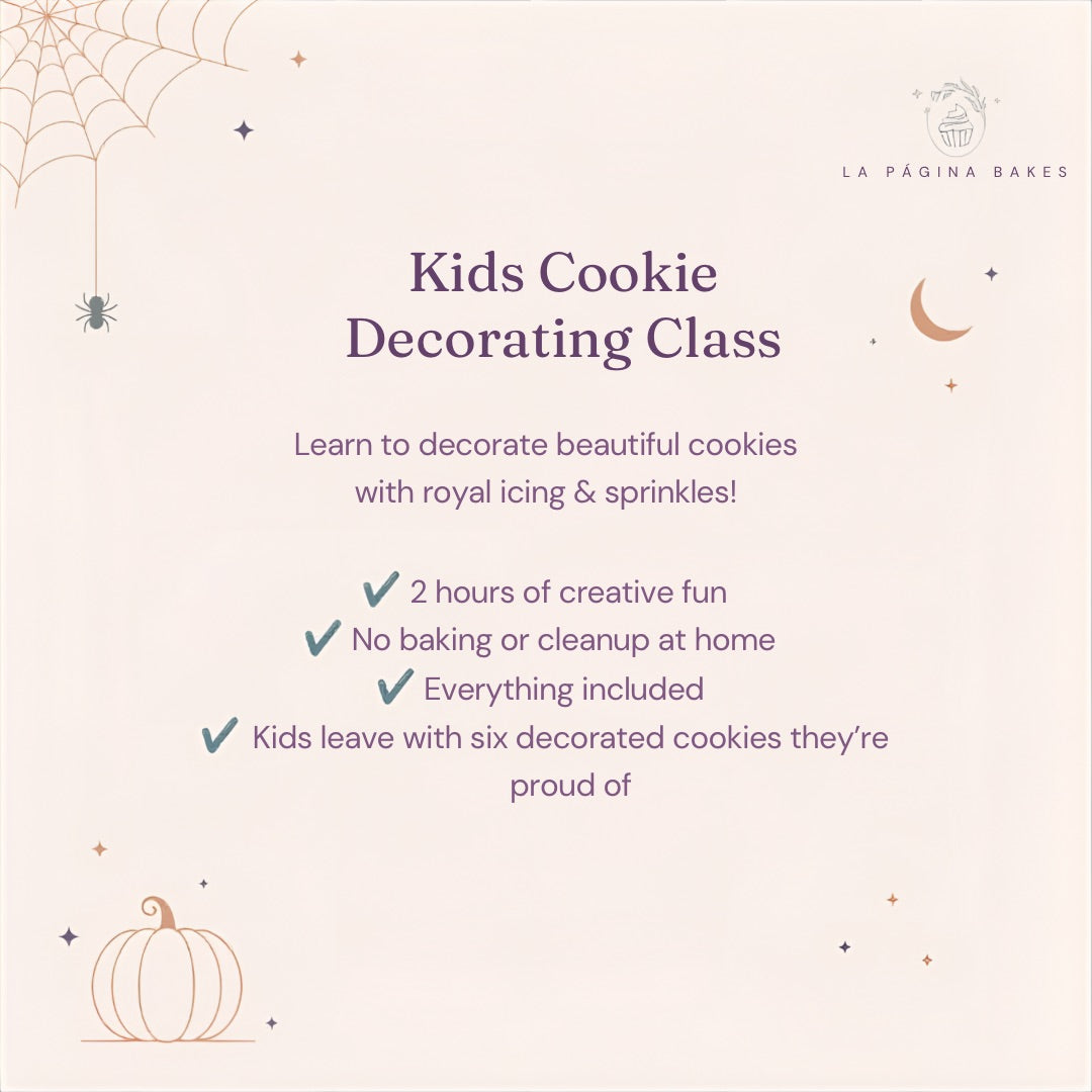 Kids Cookie Decorating Class – Halloween Vibes | October 13