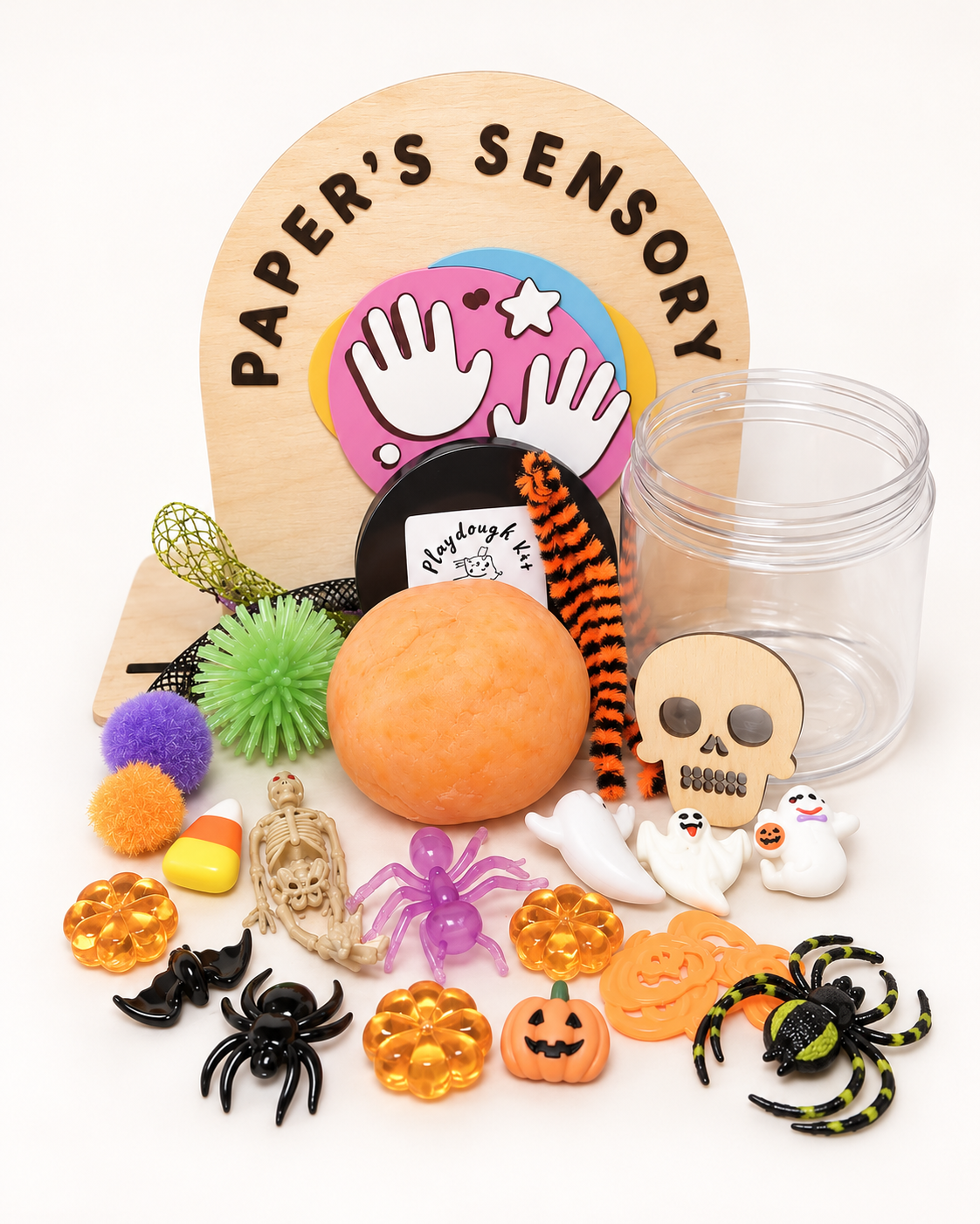 Halloween Playdough Jar
