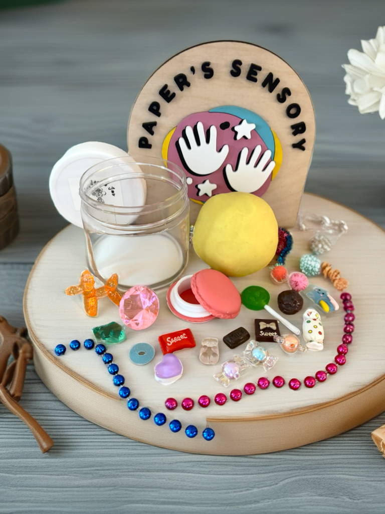 Candy Playdough Jars