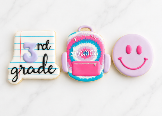 Personalized Back to School Cookie Set